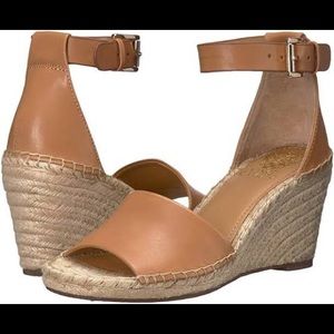 Vince Camuto Leera Espadrille Wedge Sandals - Tan